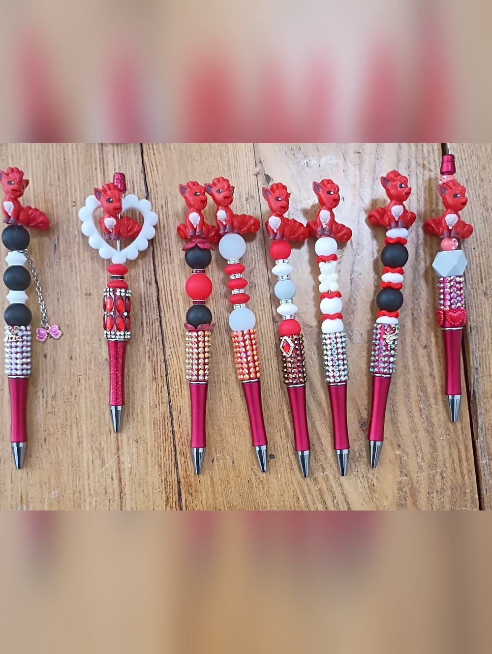 Random Vulpix Pokemon Beaded Pen